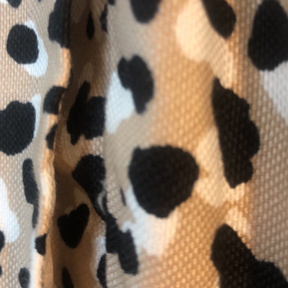 Ann Taylor animal print pants medium with pockets material lyocell/ cotton - Picture 3 of 5